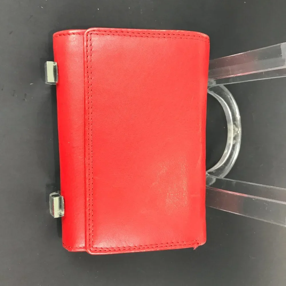 Red Christopher Kon leather wallet